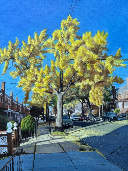 Árbol otoñal