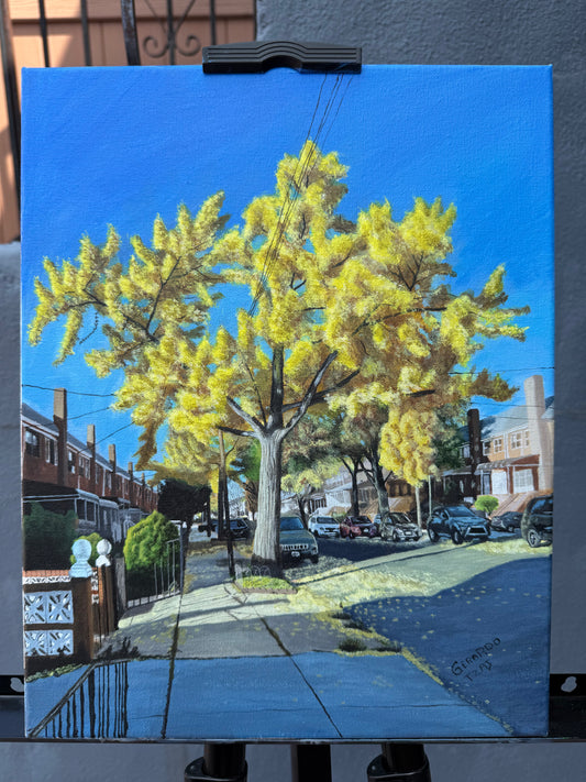 Árbol otoñal — Original 1/1 (Serie Árbol)